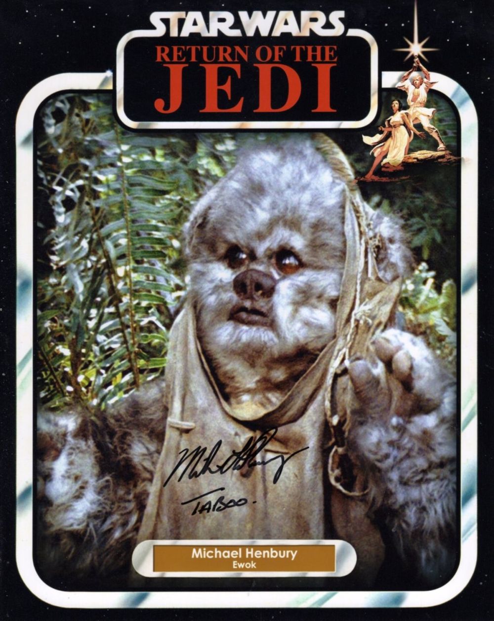 Lot 496: Star Wars The Return of the Jedi 8x10...