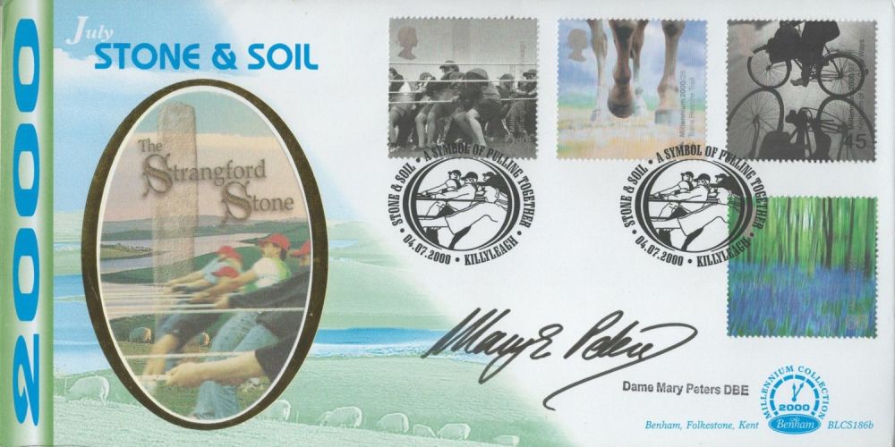 Lot 532: Dame Mary Peters DBE signed Stone and Soil...