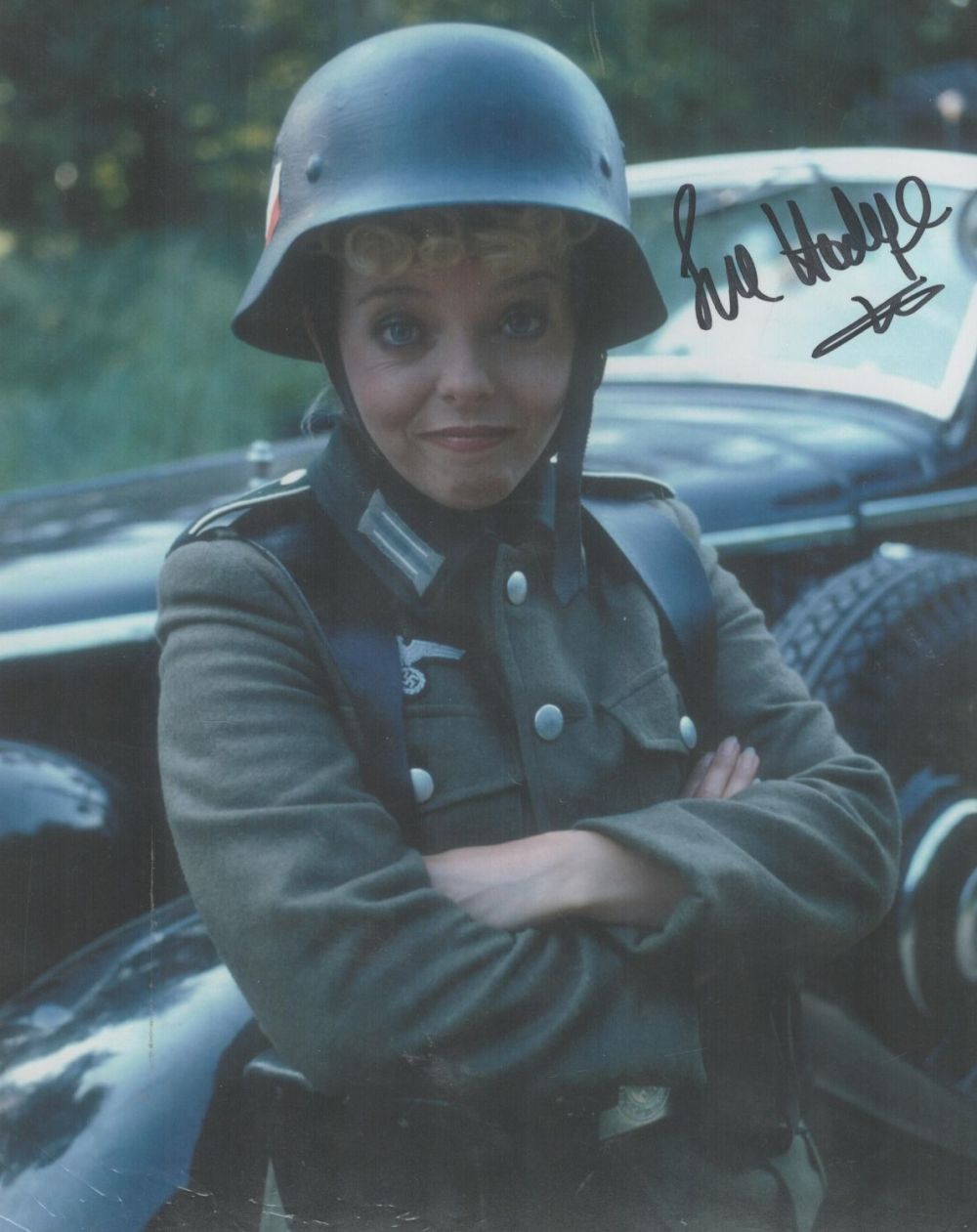 Lot 537: Sue Hodge signed 10x8inch colour Allo Allo photo....