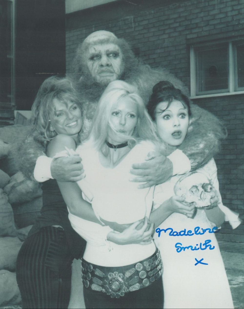 Lot 540: Actor Madeline Smith signed 10x8 black and white...