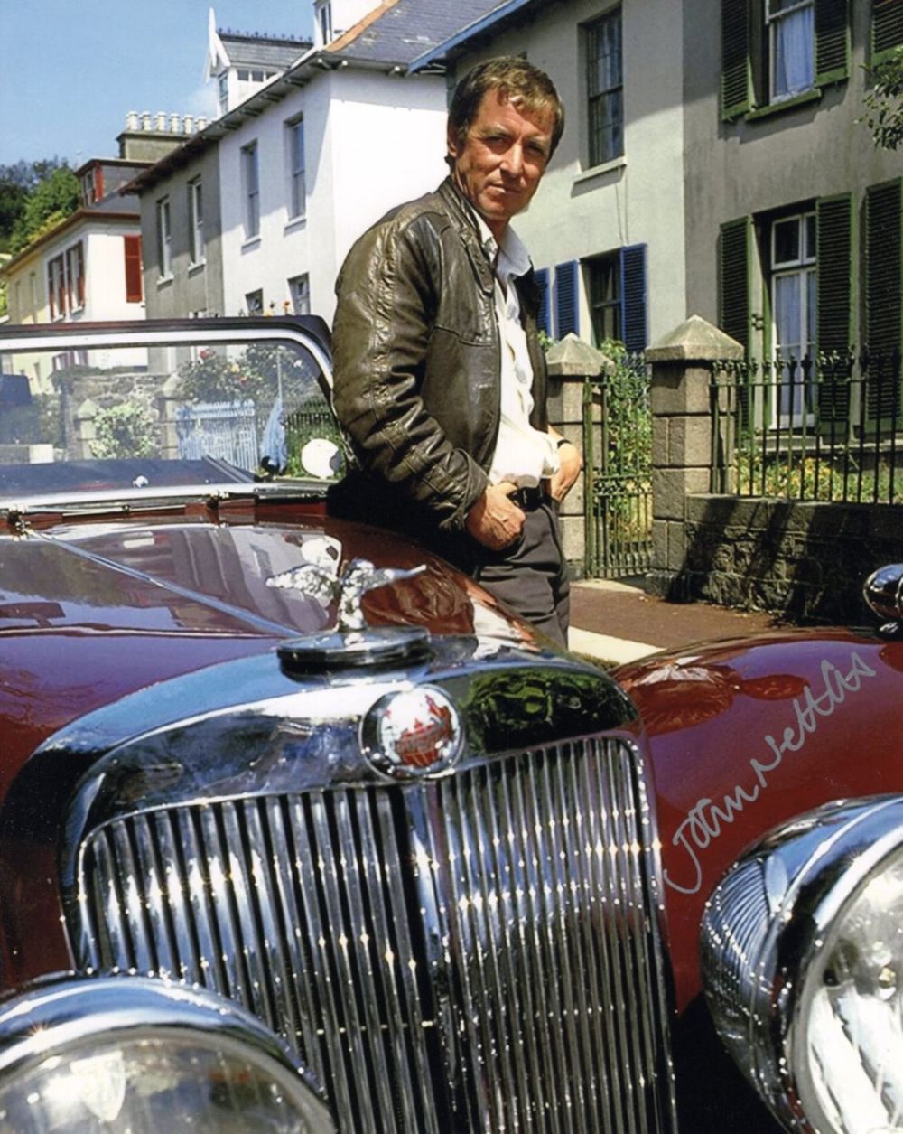 Lot 591: Bergerac TV detective series 8x10 photo signed by...
