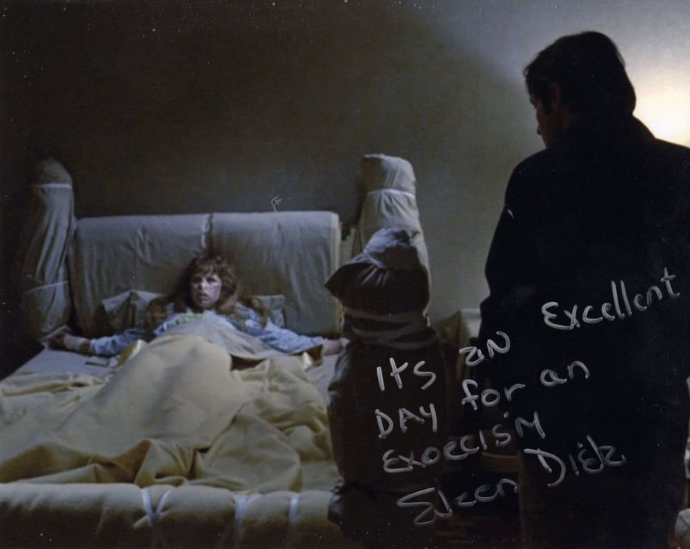 Lot 598: The Exorcist, cult horror movie 8x10 inch photo...