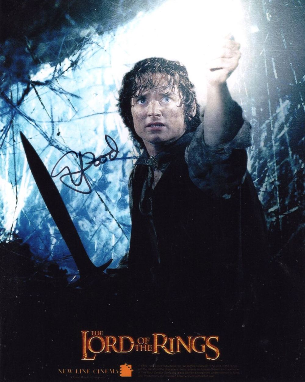 Lot 627: Lord of the Rings 8x10 photo signed by...