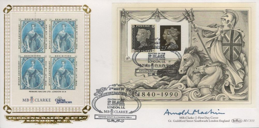 Lot 657: Arnold Machin signed FDC. Good condition. All autographs...