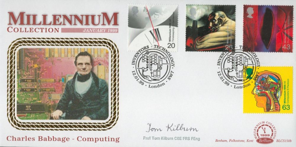 Lot 670: Prof Tom Killburn CBE FRS FDC. 12/1/99 London...