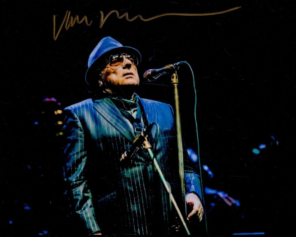 Lot 96: Van Morrison signed 10x8 inch colour photo. Good...