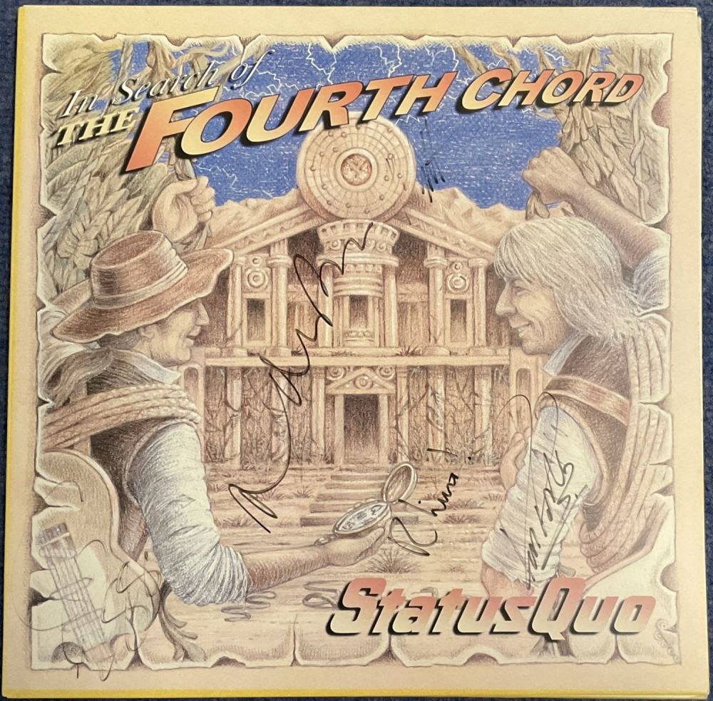 Lot 113: Status Quo Signed 2007 Lp Record 'In Search...