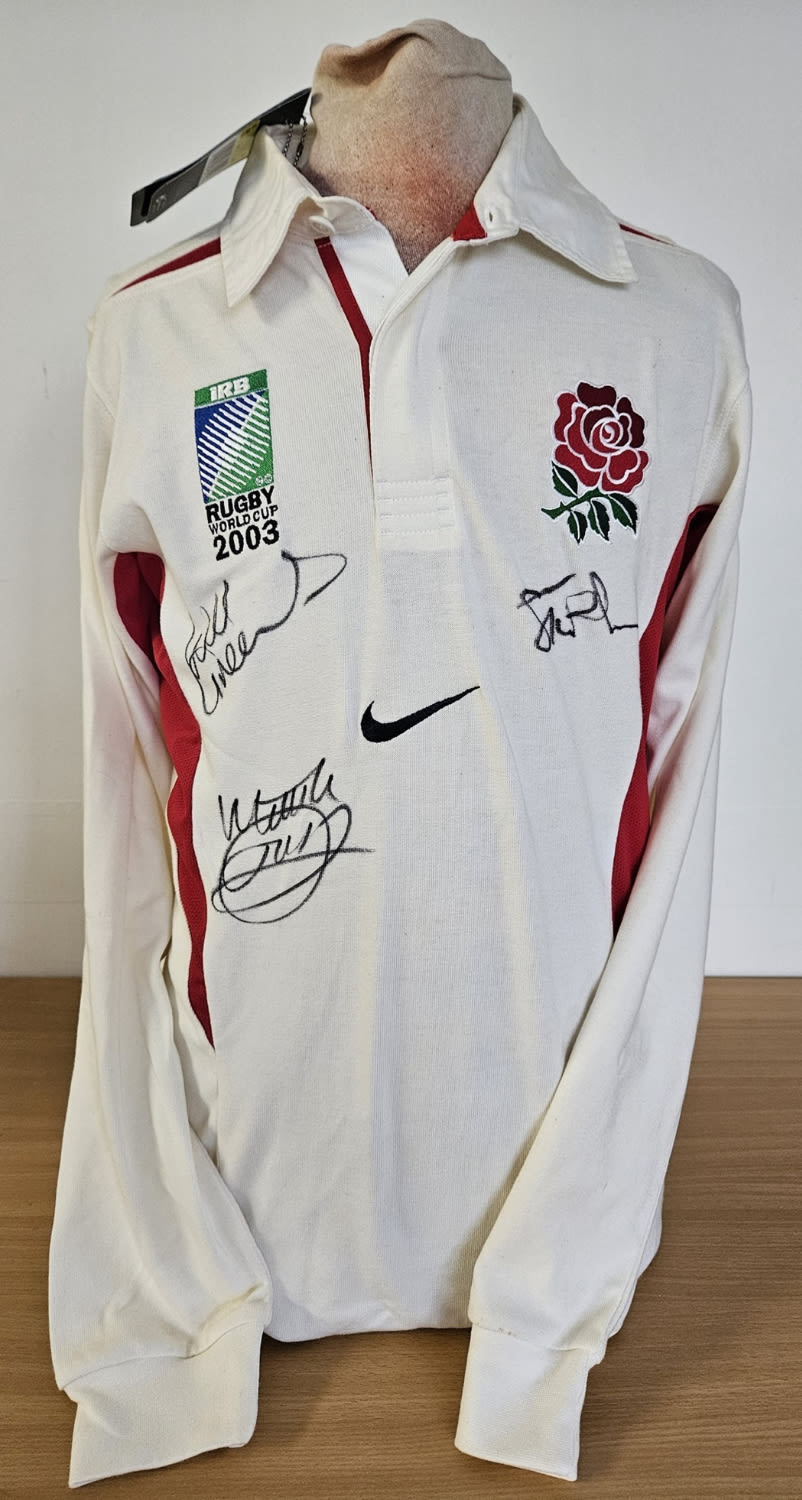 Lot 168: England Rugby Union World Cup winners 2003 Steve...
