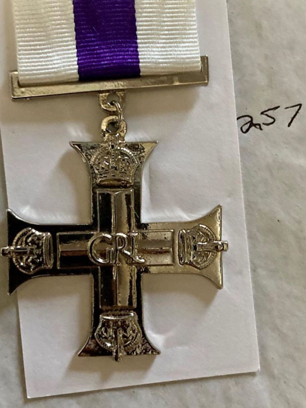 Lot 220: COPY of Military Cross medal. Good to fine...