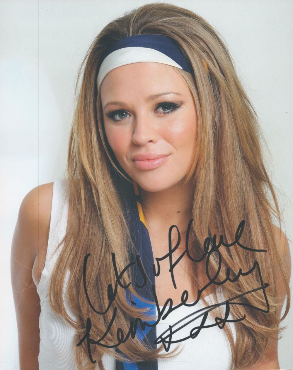 Lot 72: Singer, Kimberley Walsh signed 10x8 colour photograph. Walsh:...