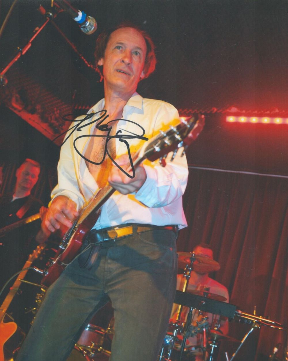 Lot 74: Singer, John Otway signed 10x8 colour photograph. Otway...