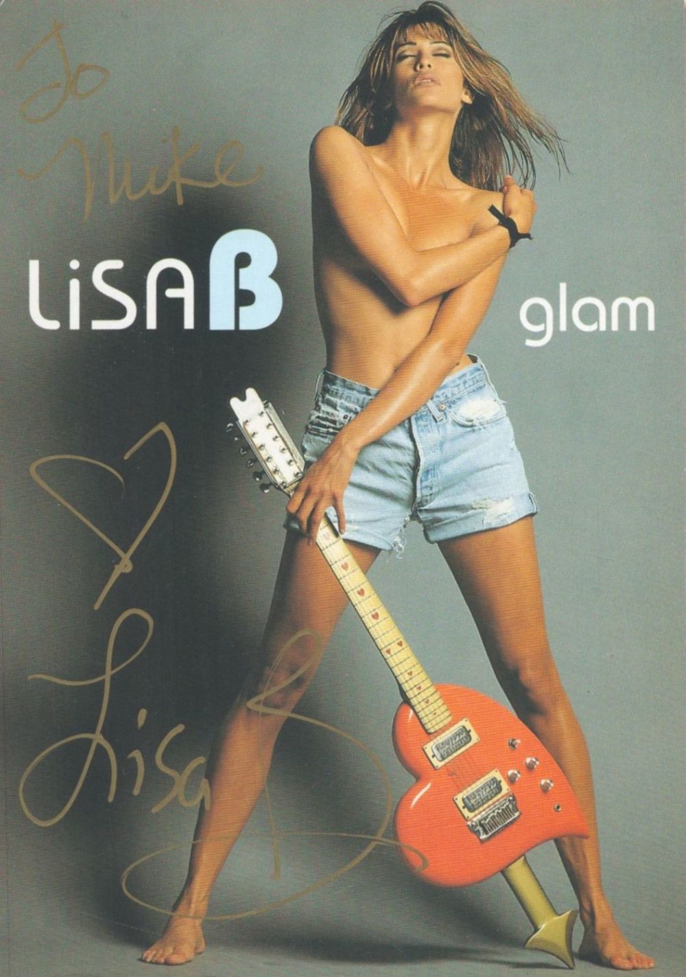Lot 90: Lisa B signed 6x4 colour promo photo. Lisa...