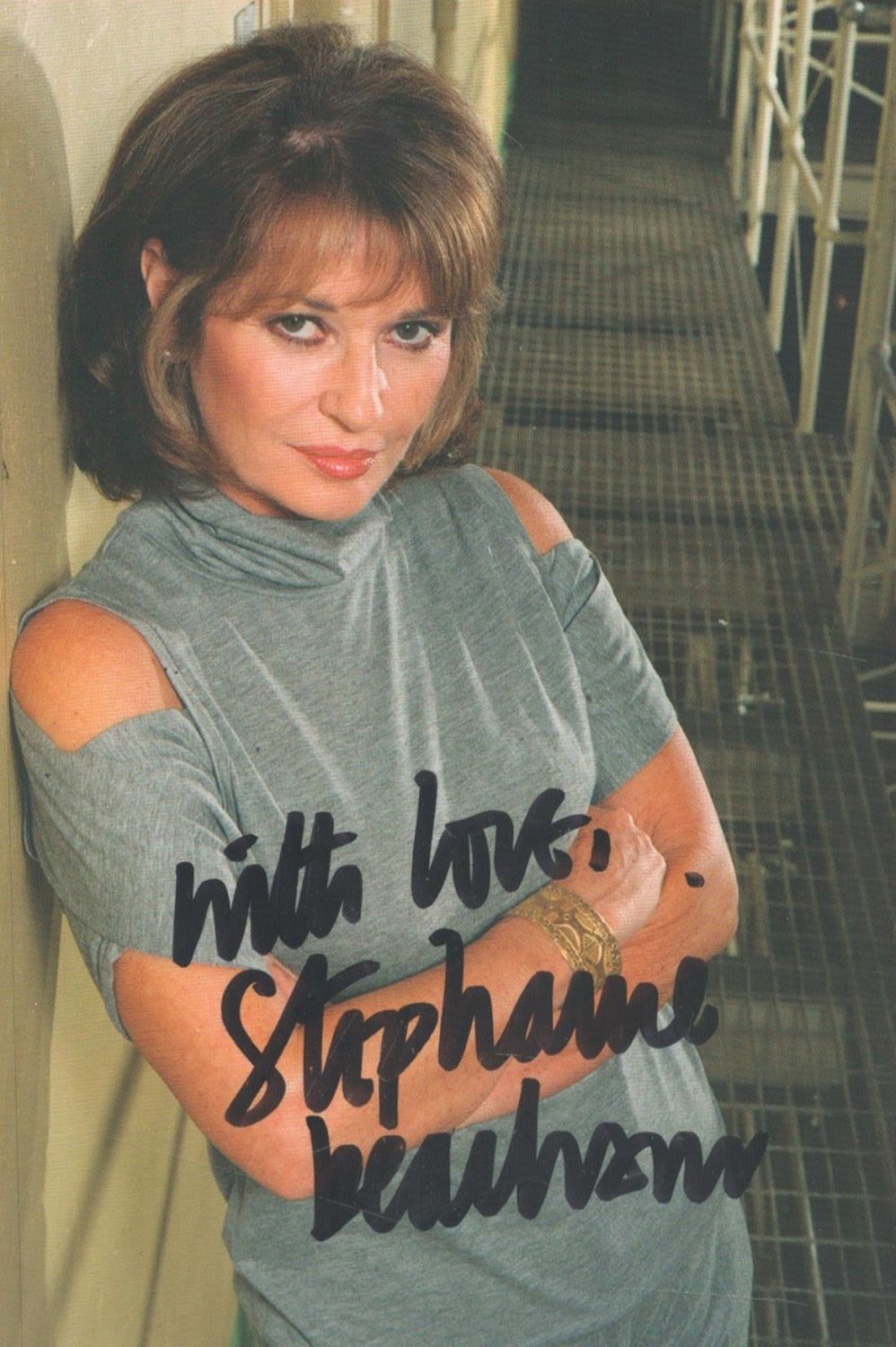 Lot 96: Actor, Stephanie Beacham signed 6x4 colour photo pictured...