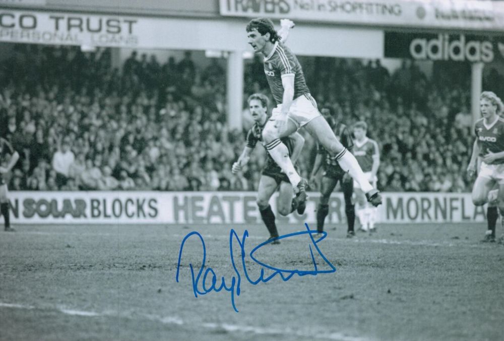 Lot 101: Ray Stewart signed 12x8 black and white photo...