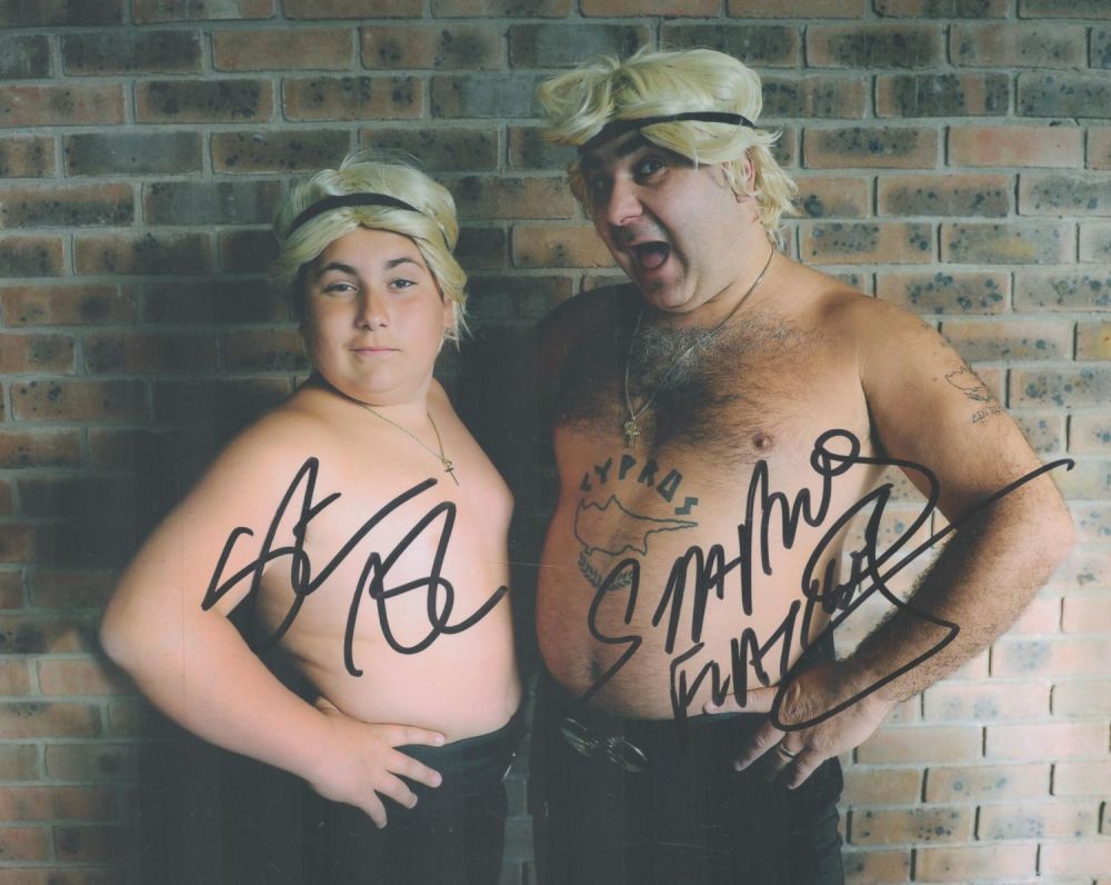 Lot 202: BGT Act, Stavros Flatley signed 10x8 colour photograph...