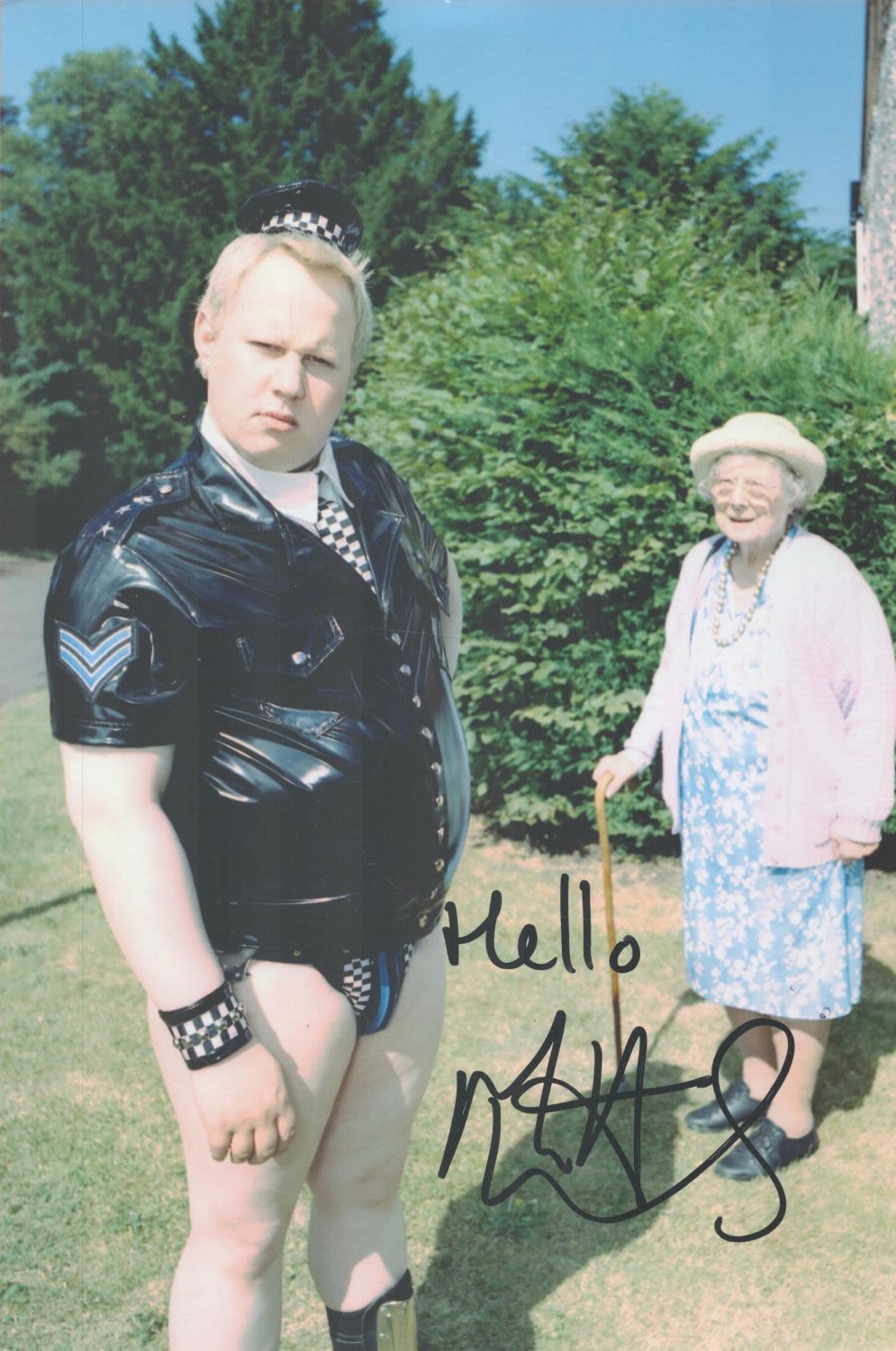 Lot 207: Actor, Matt Lucas signed Little Britain 12x8 colour...