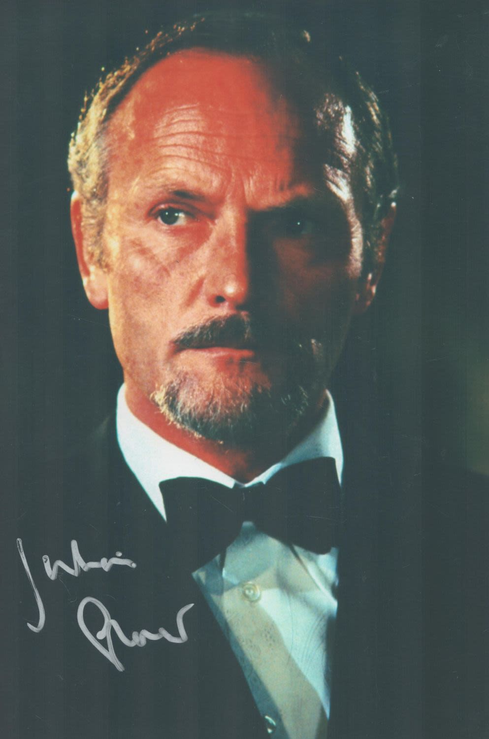 Lot 212: Actor, Julian Glover signed 12x8 colour photograph. Glover...