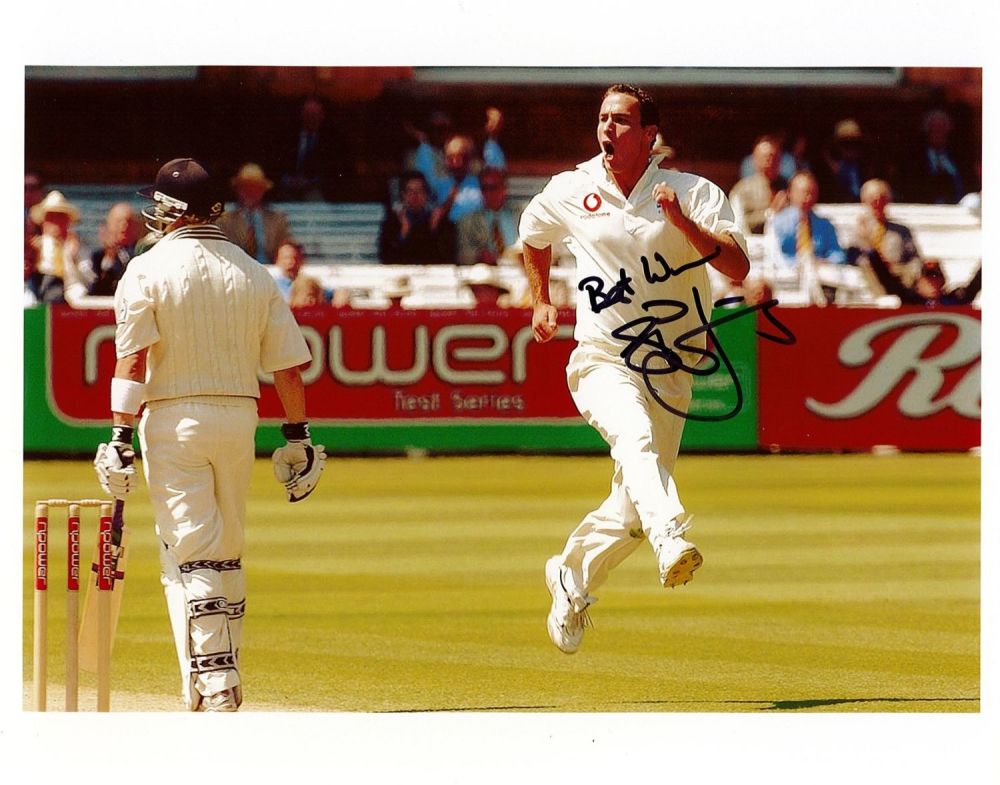 Lot 230: Cricket Simon Jones signed 12x8 colour photo pictured...