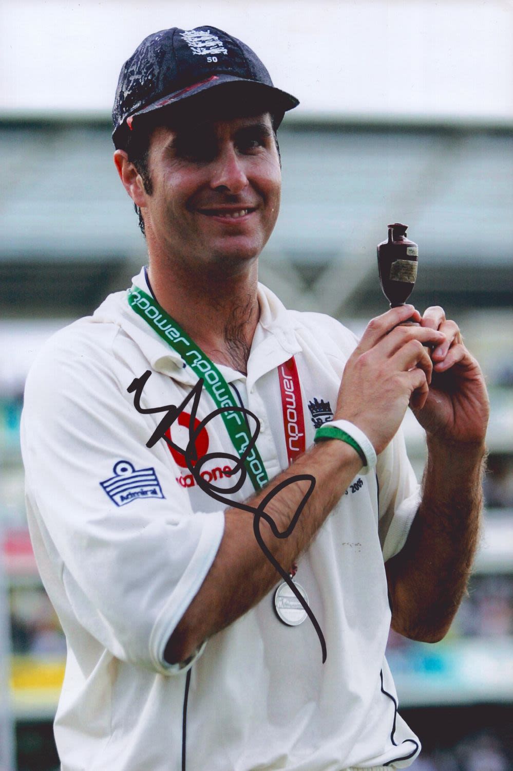 Lot 231: Cricket Michael Vaughan signed 12x8 inch colour photo....