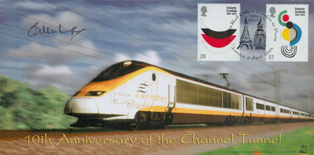 Lot 233: Gordan Kaye signed 10th Anniversary of The Channel...