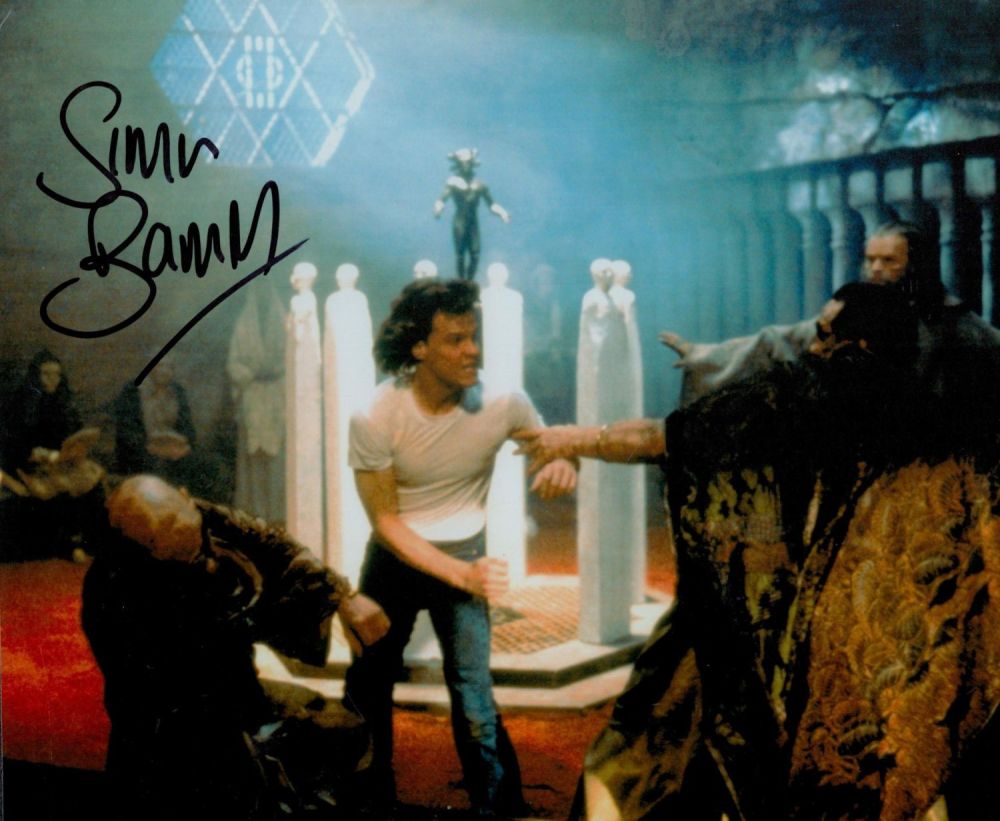 Lot 235: Simon Bamford signed 10x8inches colour photo.. Good condition....