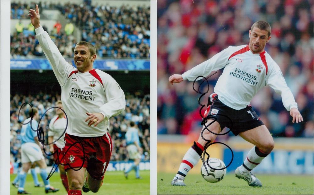 Lot 249: Football. Two Kevin Phillips Signed 10x8 inch Colour...
