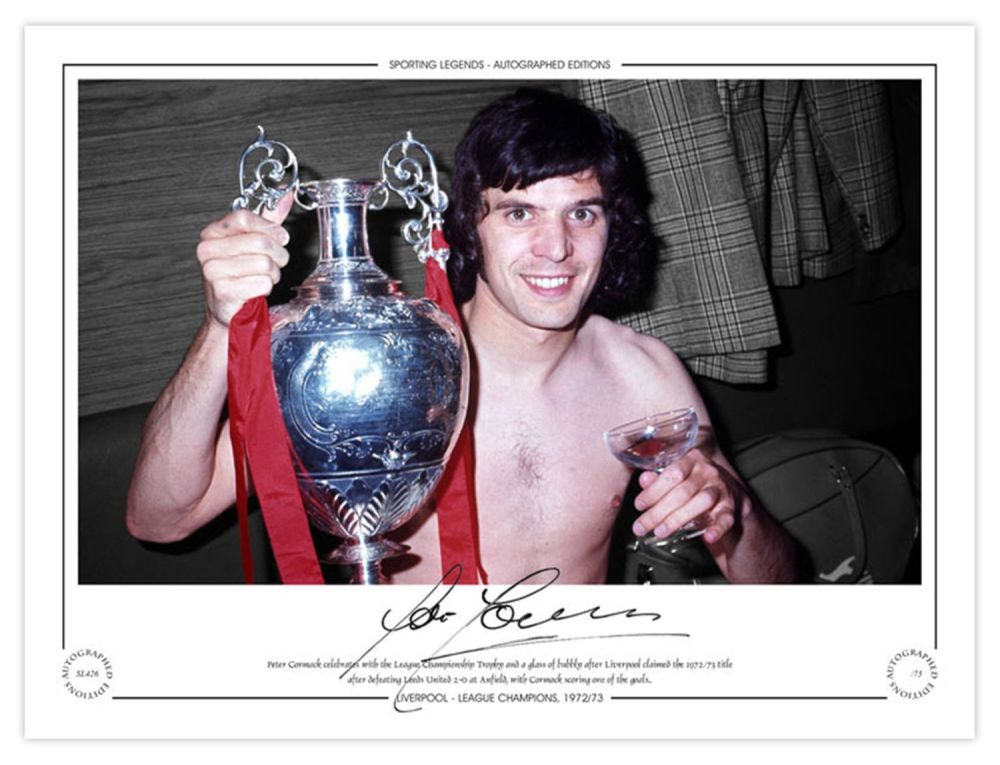 Lot 361: Football Autographed PETER CORMACK 16 x 12 Limited...