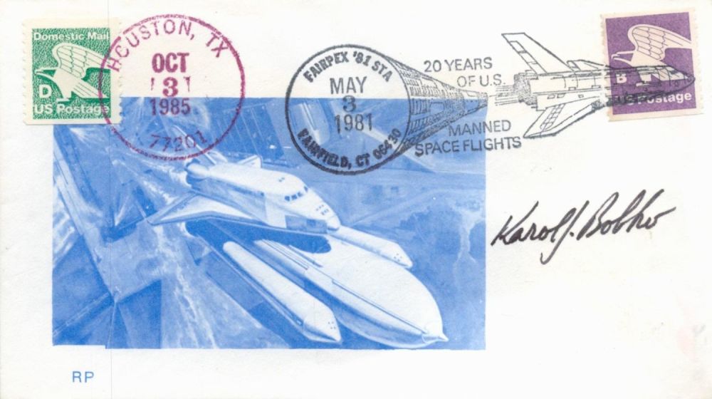 Lot 384: Space. NASA Astronaut Karol Joseph Bo Bobko Signed...