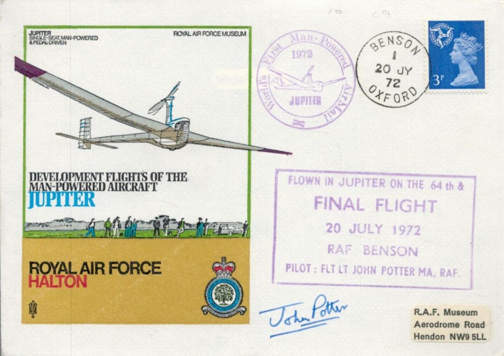 Lot 386: WW2. Warrant Officer John Potter Signed Development Flights...