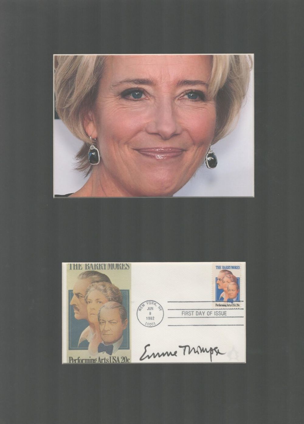 Lot 402: Emma Thompson Actress Signed First Day Cover With...