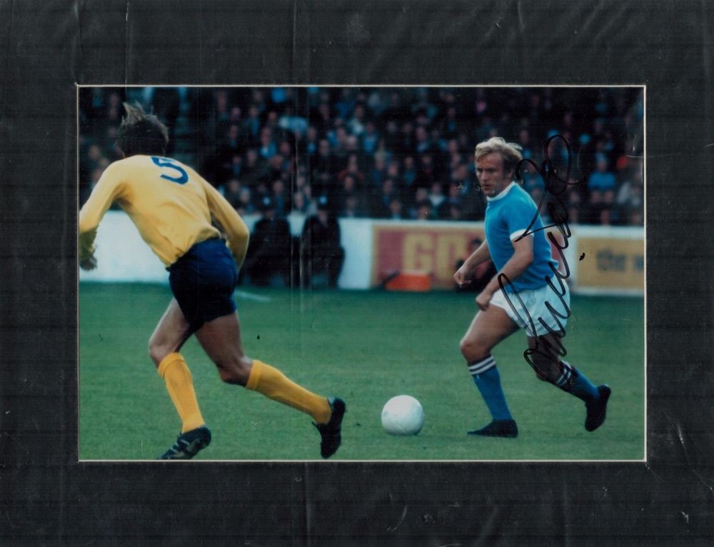 Lot 408: Francis Lee Signed Manchester City 11x15 Mounted Photo....