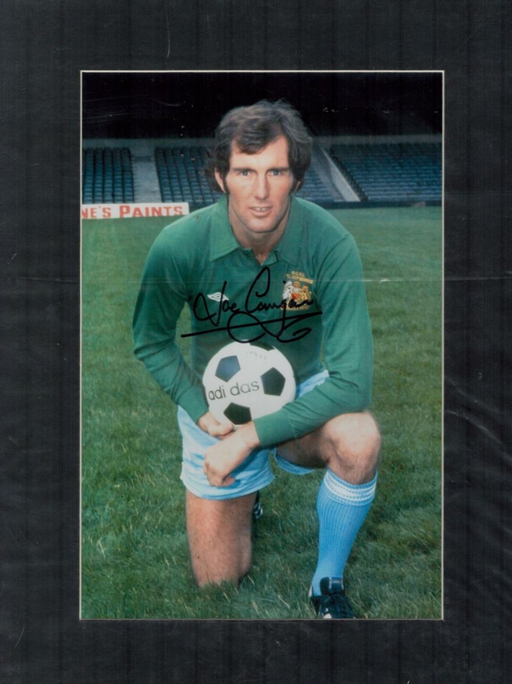 Lot 409: Joe Corrigan Signed Manchester City 11x15 Mounted Photo....