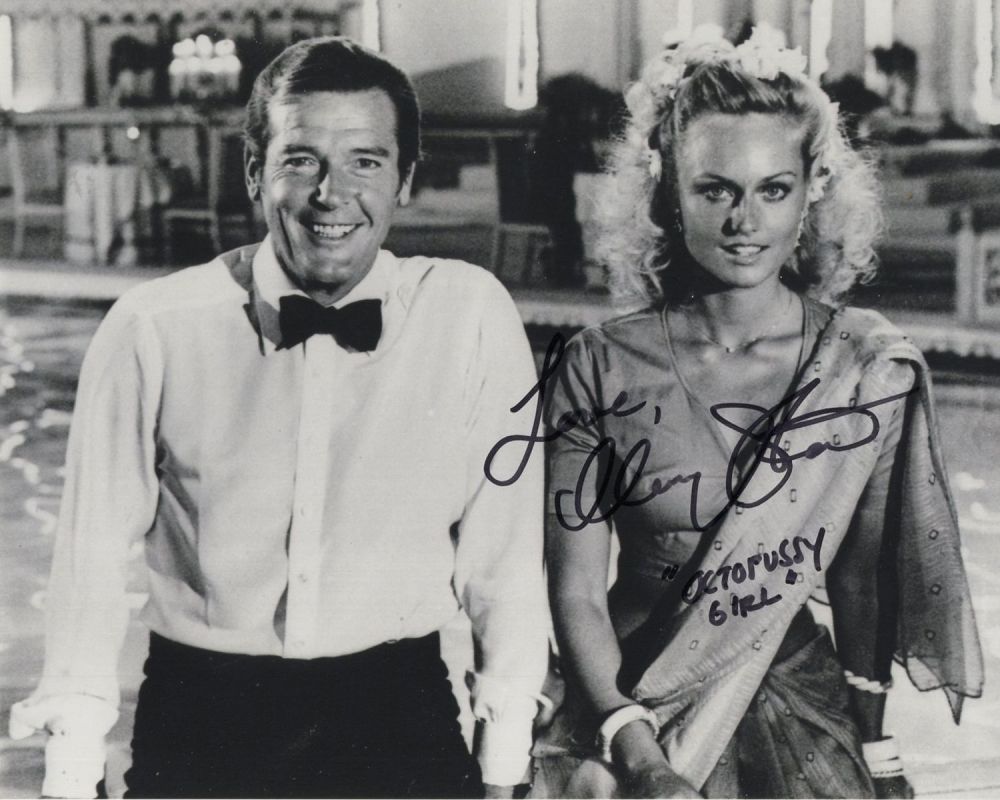 Lot 497: 007 James Bond movie Octopussy 8x10 photo signed...