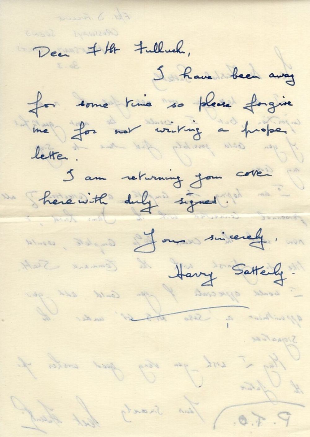 Lot 559: The Dambusters. A handwritten note on approx 8x5...