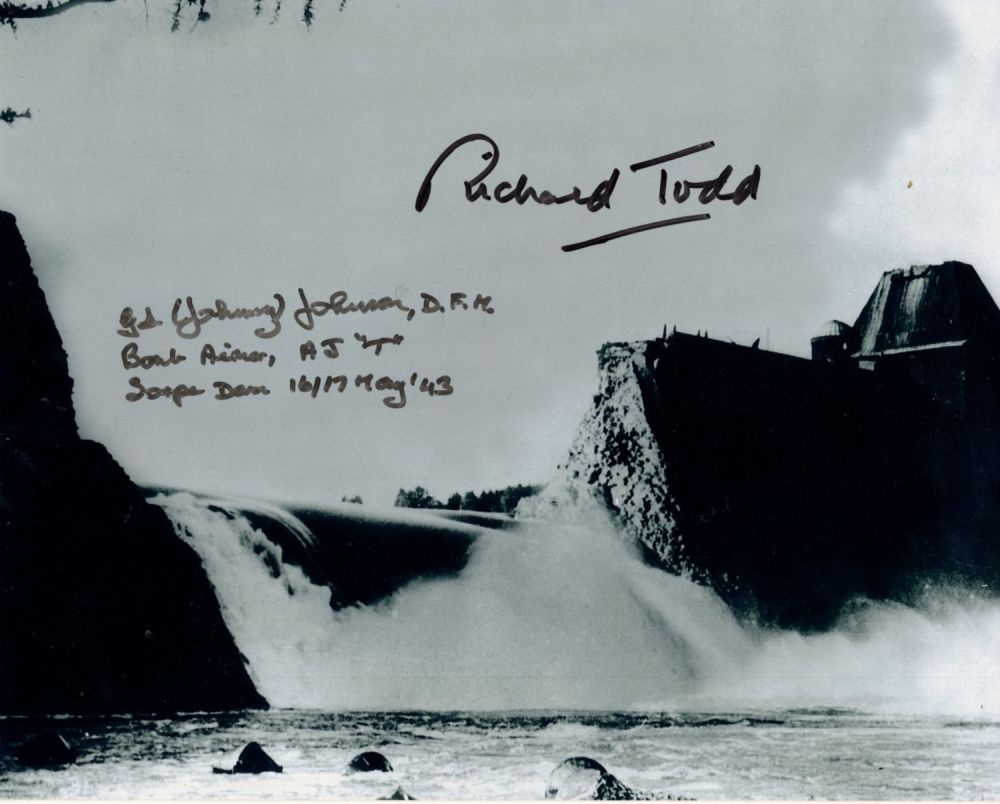 Lot 580: The Dambusters 8x10 inch photo of the Mohne...