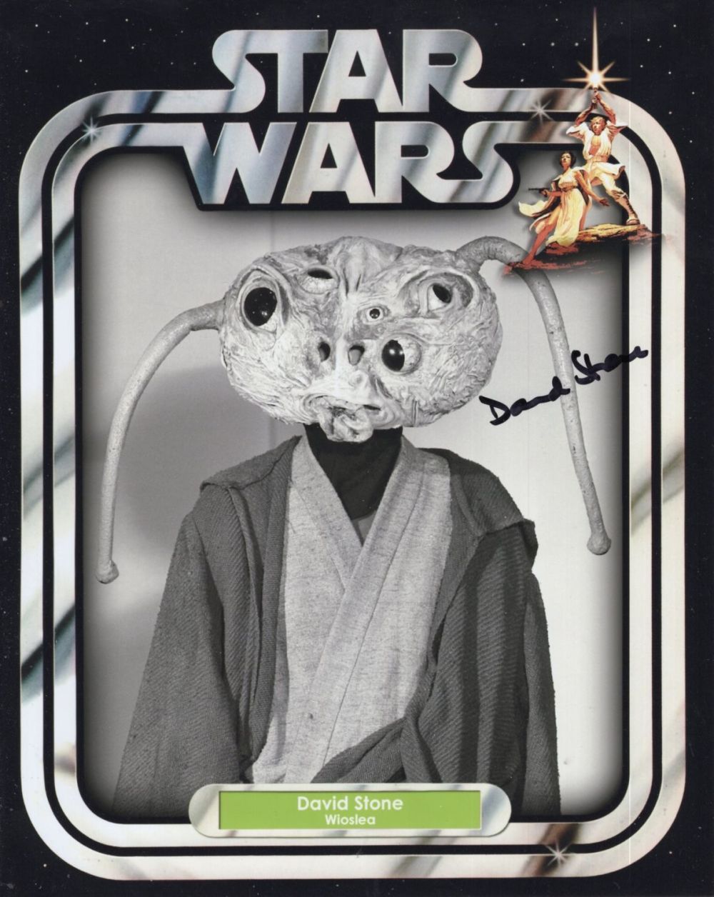 Lot 611: Star Wars A New Hope 8x10 photo signed...