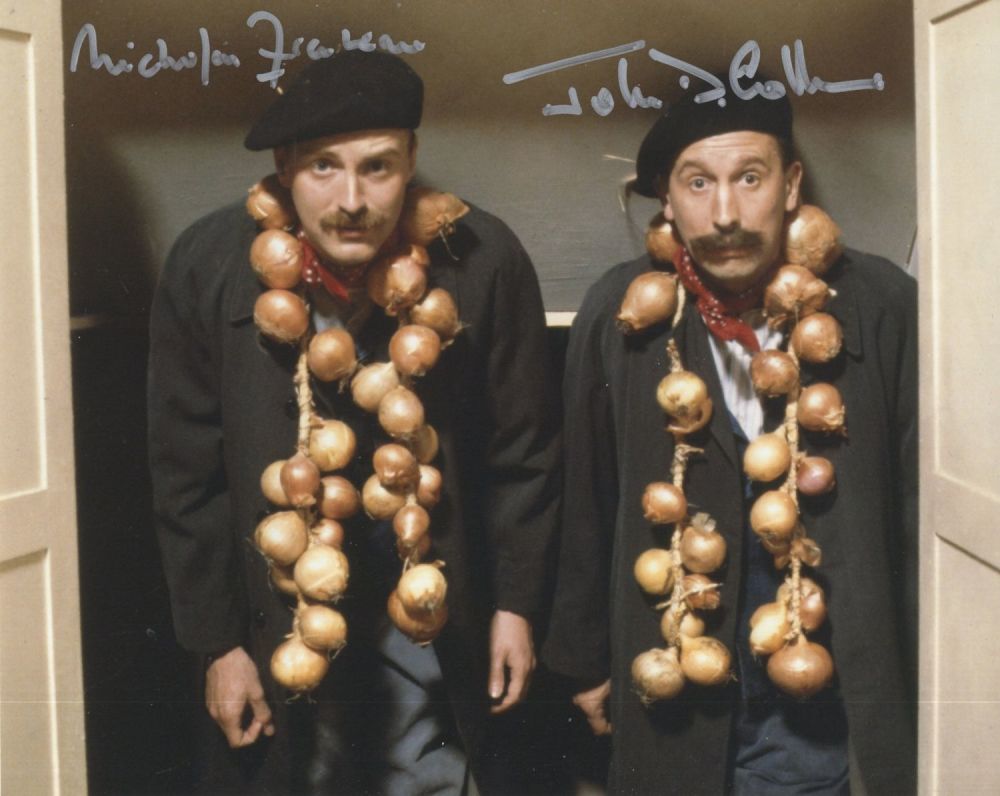 Lot 649: Allo Allo classic comedy series 8x10 photo signed...