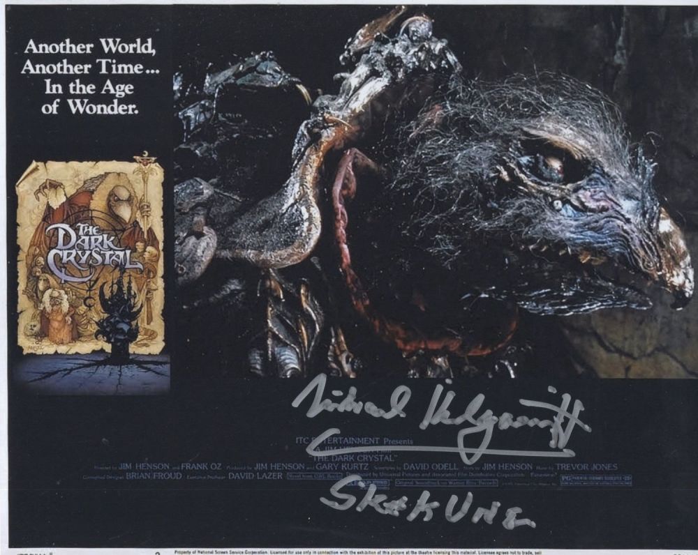Lot 650: The Dark Crystal movie 8x10 photo signed by...