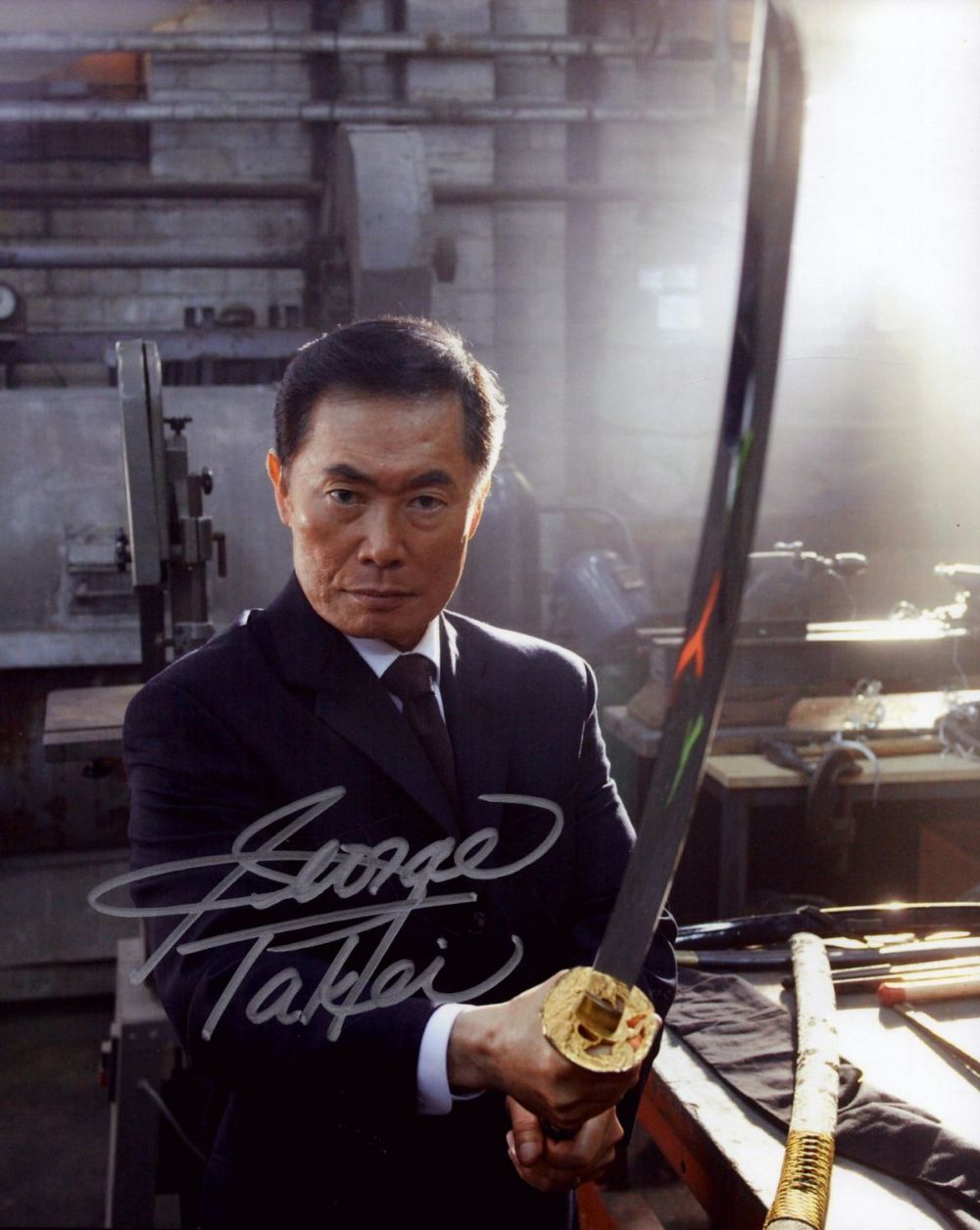 Lot 78: George Takei signed 10x8 inch colour photo. Good...