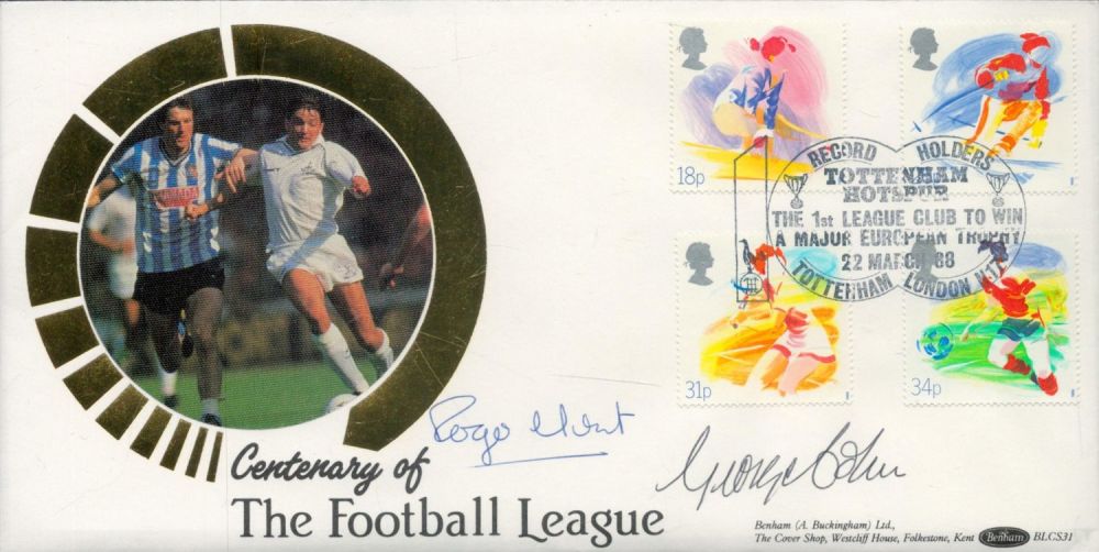 Lot 655: Roger Hunt and George Cohen signed Centenary of...