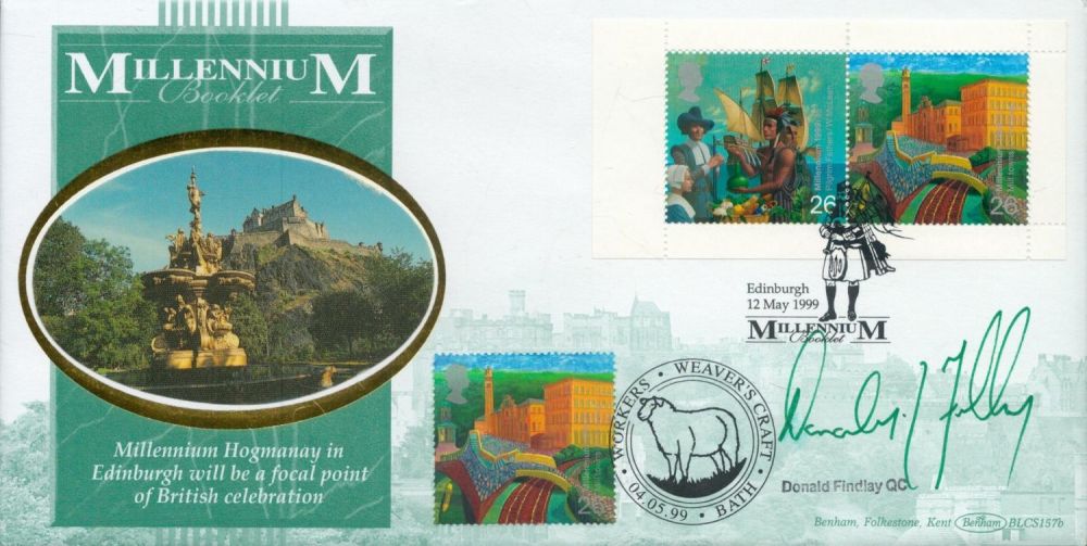 Lot 666: Donald Findlay QC signed Millennium FDC. 12/5/99 Edinburgh...