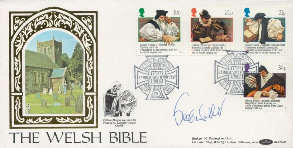 Lot 699: Peter Walker signed The Welsh Bible FDC. 1/3/88...