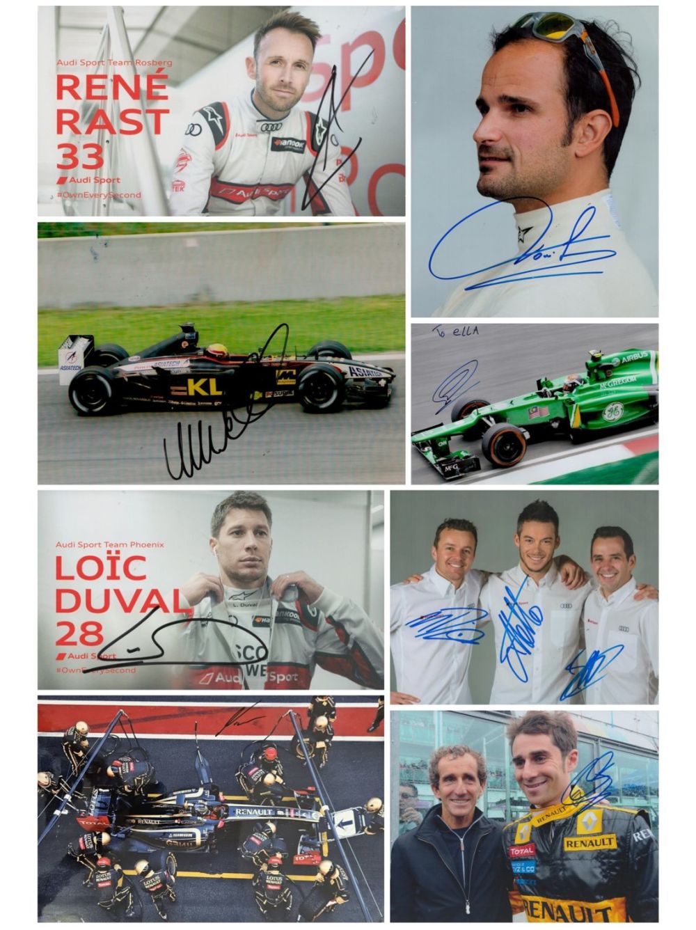 Lot 33: Sport Racing Driver collection includes 2 x signed...