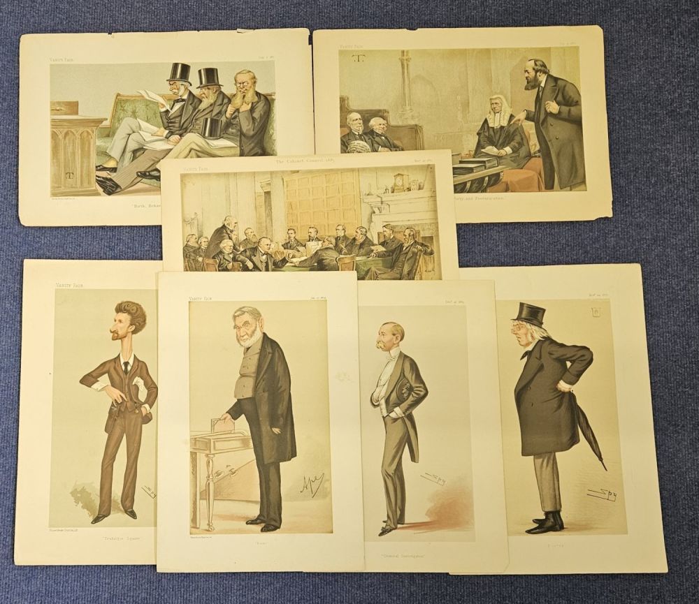 Lot 57: 7 Vanity Fair Prints Collection. Titled:- Birth Behaviour...