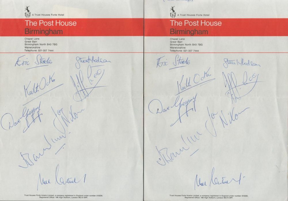 Lot 66: Peterborough FC Signature Collection on The Post House...