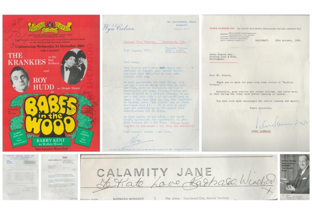 Lot 77: Entertainment collection of TLS, album pages and photos....