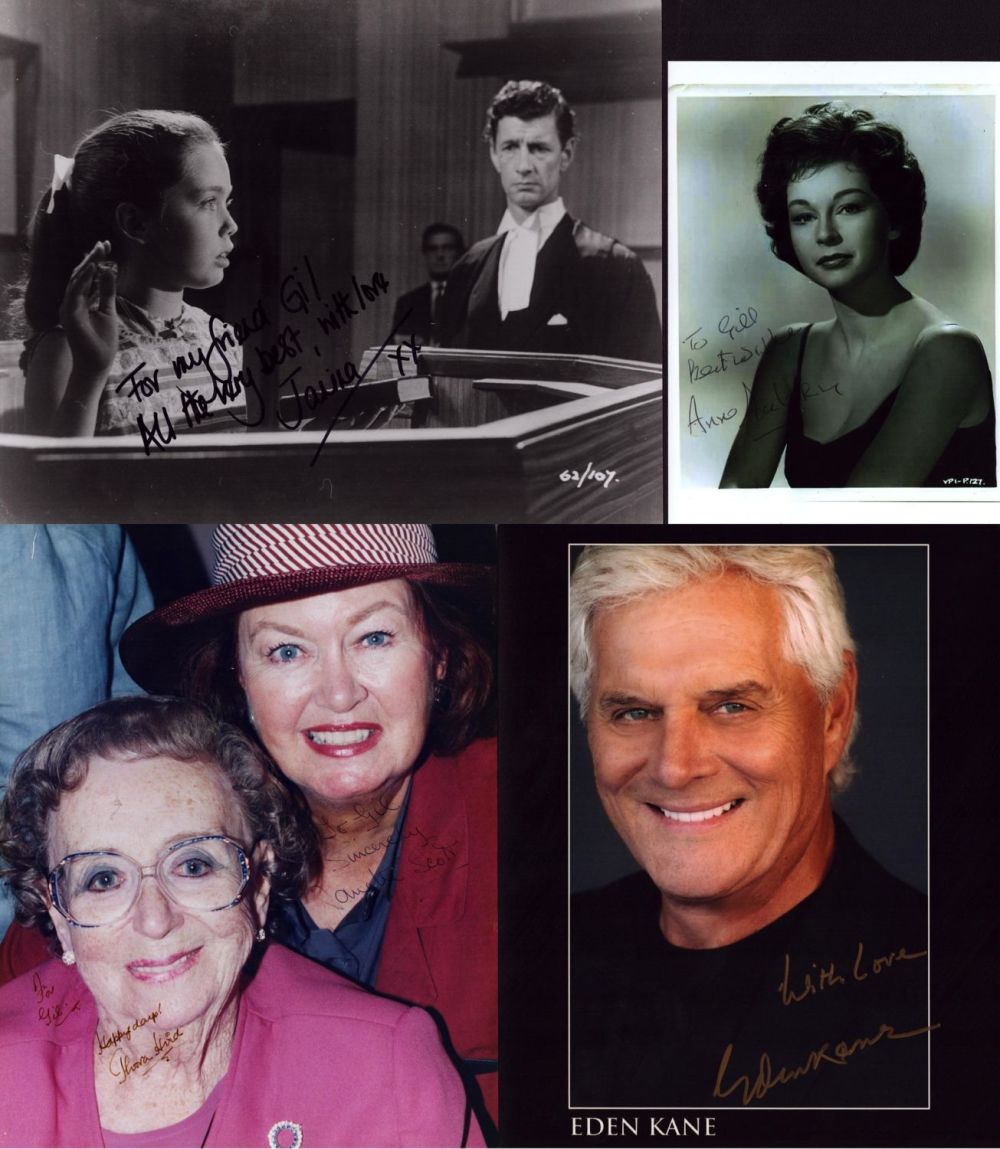 Lot 82: Tv Film collection of 4 signed photos. Signatures...