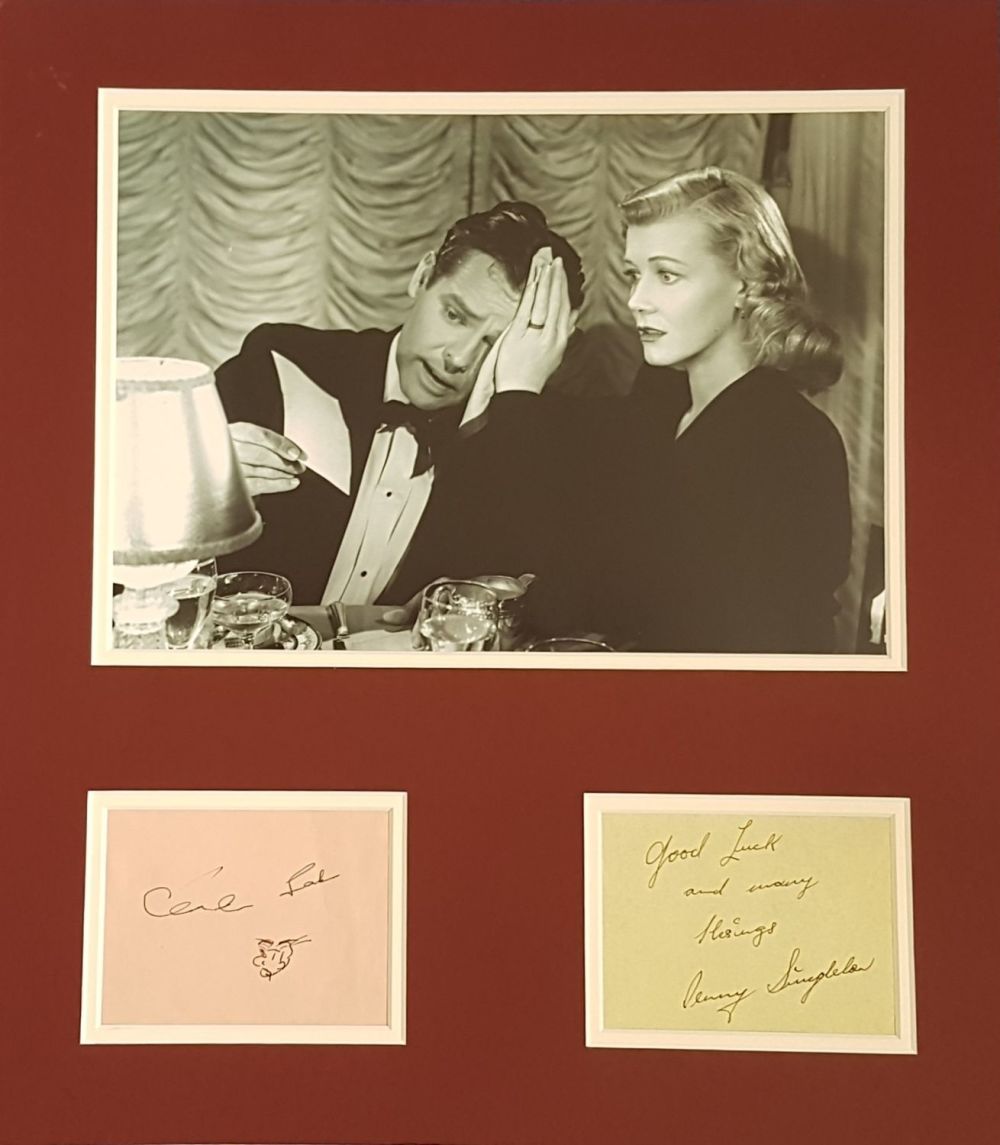 Lot 102: Multi signed Arthur Lake and Penny Singleton black...