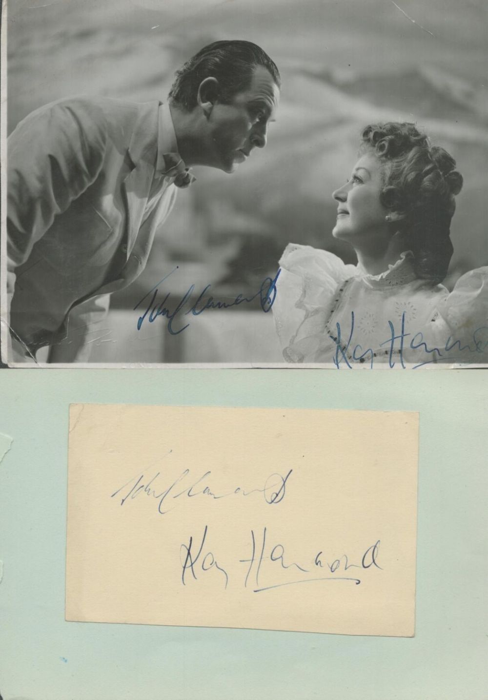 Lot 132: Multi signed John Clements & Kay Hammond signed...