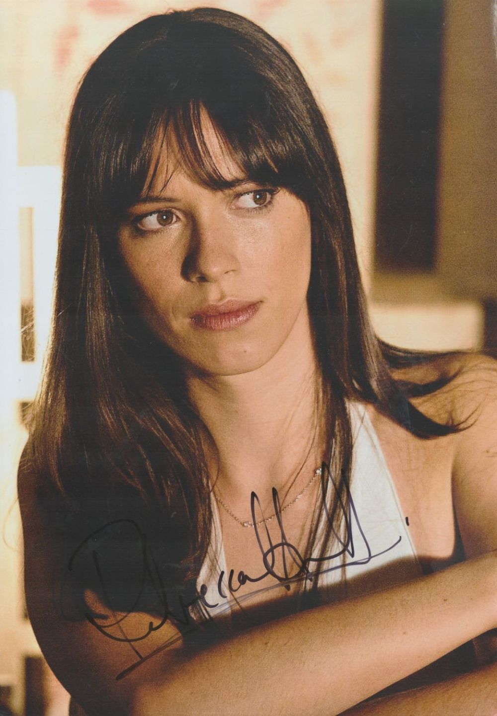 Lot 216: Rebecca Hill signed 12x8 colour photo. Good condition....